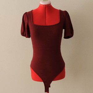 Maroon forever 21 bodysuit. size medium